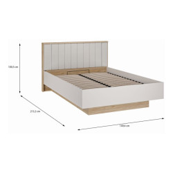 Łóżko 140x200 SVLL1141B – komfort snu i ponadczasowy styl