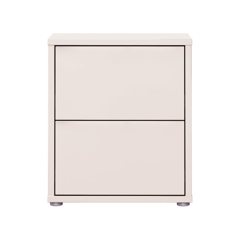 Piaskowa szafka nocna 50 cm Sophistispace z szufladami