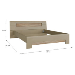 Łóżko Tiziano 160x200 – komfort snu i ponadczasowy styl