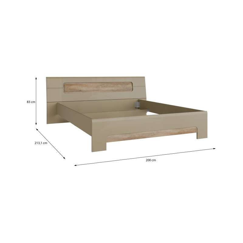 Łóżko Tiziano 160x200 – komfort snu i ponadczasowy styl