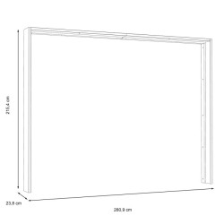 Listwa okalająca do szafy 270 cm z oświetleniem LED