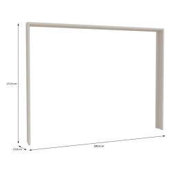 Listwa okalająca do szafy 270 cm Sophistispace | Meble Forte