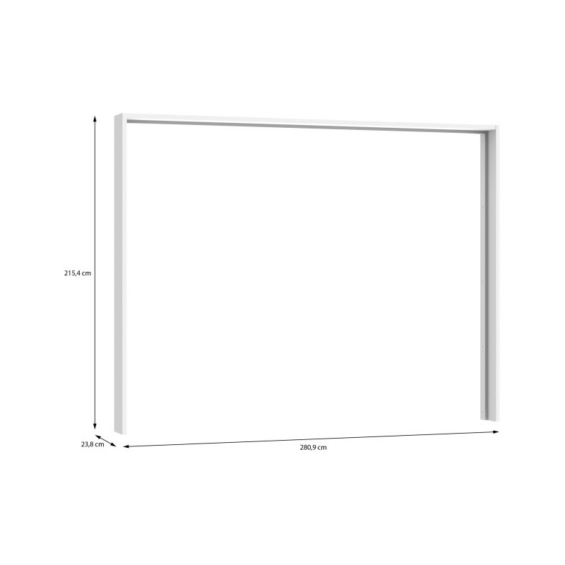 Listwa okalająca do szafy 270 cm Sophistispace | Meble Forte