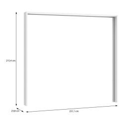 Listwa okalająca do szafy 220 cm Sophistispace | Meble Forte