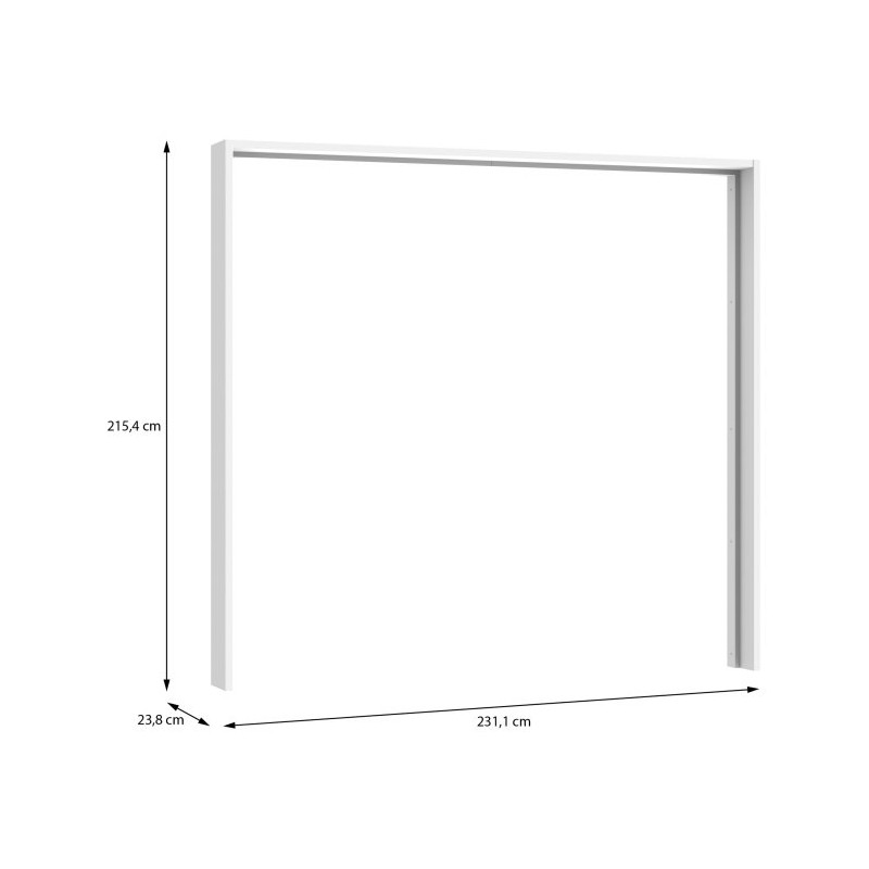 Listwa okalająca do szafy 220 cm Sophistispace | Meble Forte