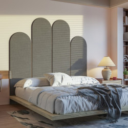 Zagłówek Textil Panels TXPL01ST – 4 panele | kolor antracyt