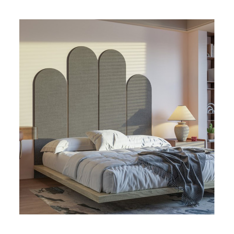 Zagłówek Textil Panels TXPL01ST – 4 panele | kolor antracyt