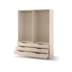 Szafa z lustrem 4D6S Avera AV-01 piasek pustyni Lenart
