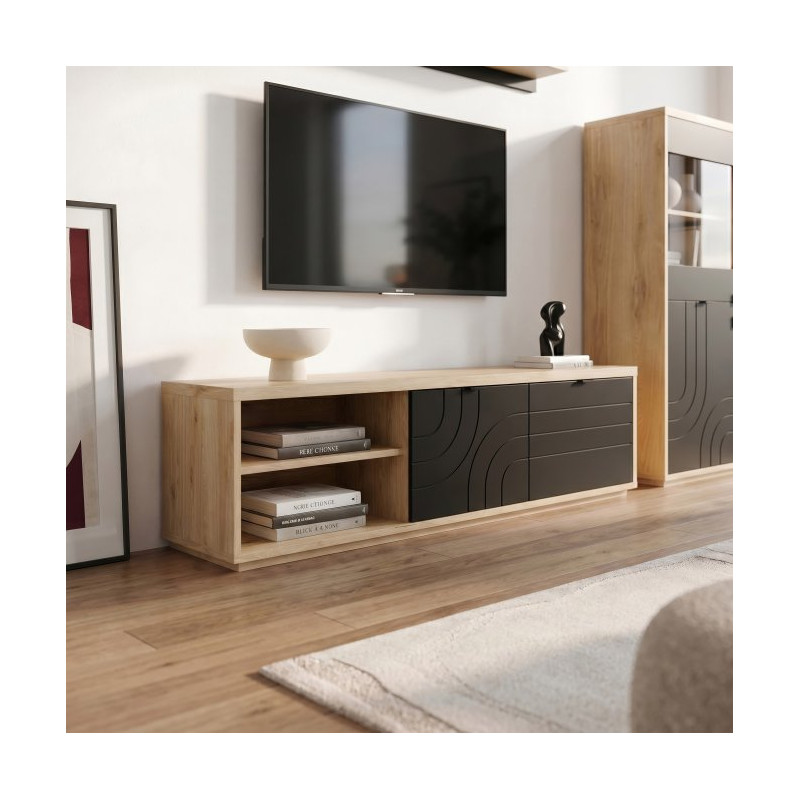 Szafka RTV 185 cm Auriquet do salonu | Domowanie