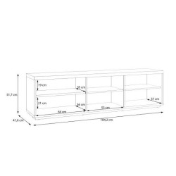 Szafka RTV 185 cm Auriquet do salonu | Domowanie