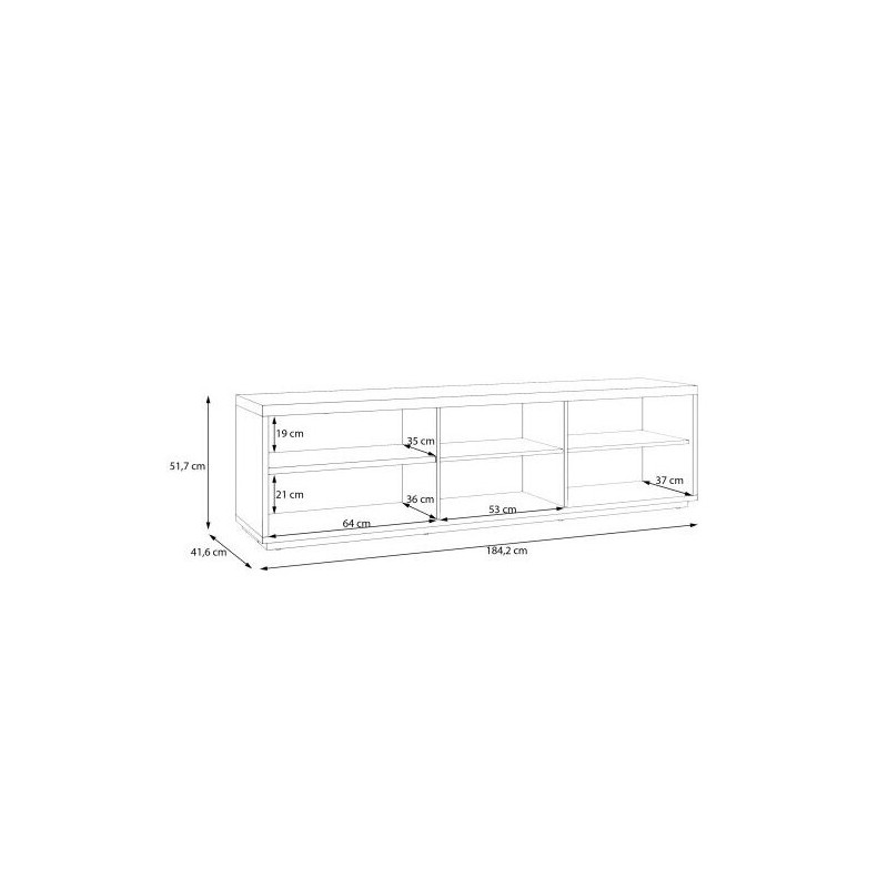 Szafka RTV 185 cm Auriquet do salonu | Domowanie