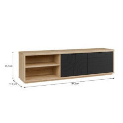 Szafka RTV 185 cm Auriquet do salonu | Domowanie