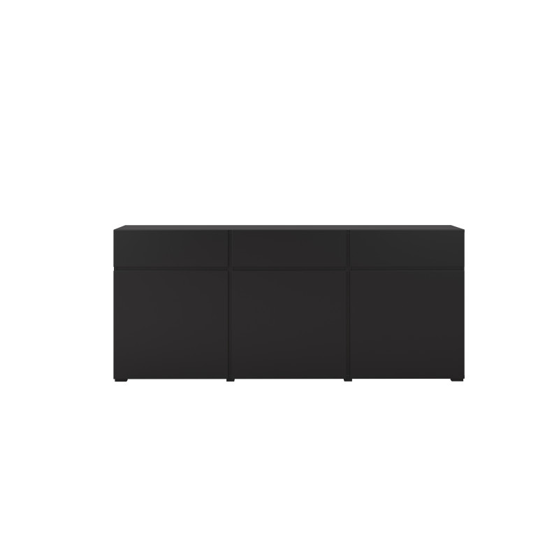 Komoda 3D3S Cross 43 Czarny Onyx Helvetia Wieruszów