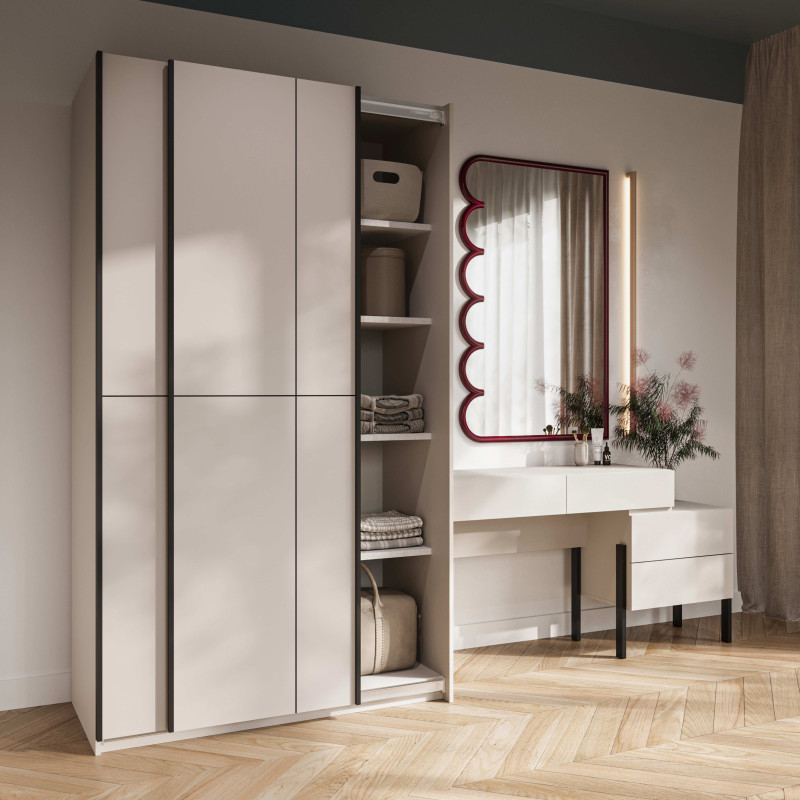 Szafa przesuwna kaszmir 120 cm Cube – kup teraz