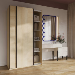 Szafa przesuwna 120 cm Cube dąb Lindberg – kup teraz
