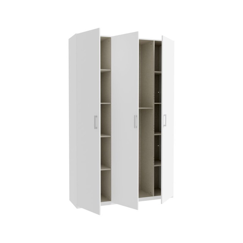Szafa otwierana Home Nook 130 cm – biała elegancja do sypialni