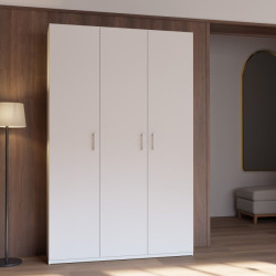 Szafa otwierana Home Nook 130 cm – biała elegancja do sypialni