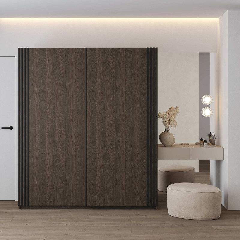 Szafa przesuwna Niva 180 cm Dąb Dunin – kup online