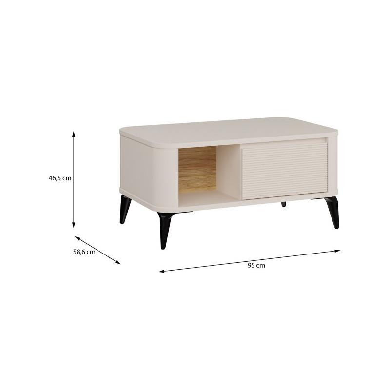 Stolik kawowy 95x60 Breathtaker – nowoczesny mebel do salonu