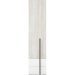 Regał Remo RM4 Dąb Wilton / Biały Lux / Antracyt Meblar