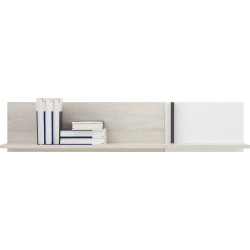 Półka wisząca Remo RM13 Dąb Wilton / Biały Lux / Antracyt Meblar
