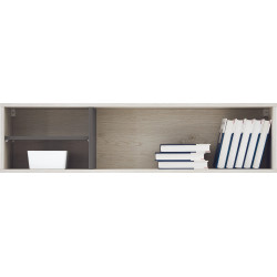 Półka wisząca Remo RM14 Dąb Wilton / Biały Lux / Antracyt Meblar