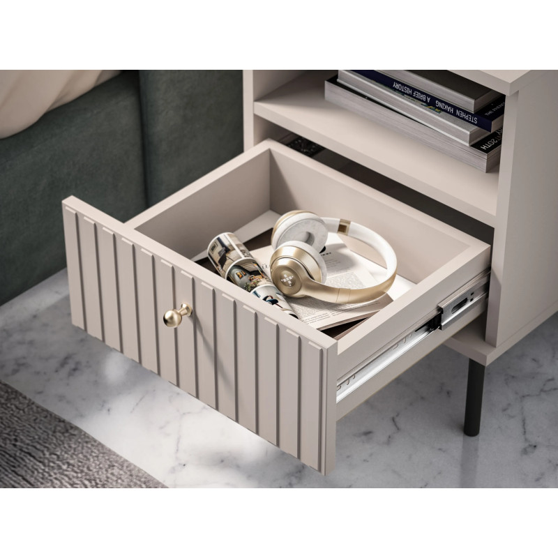 Szafka nocna Sophie 24 cashmere ML Meble | Domowanie.pl