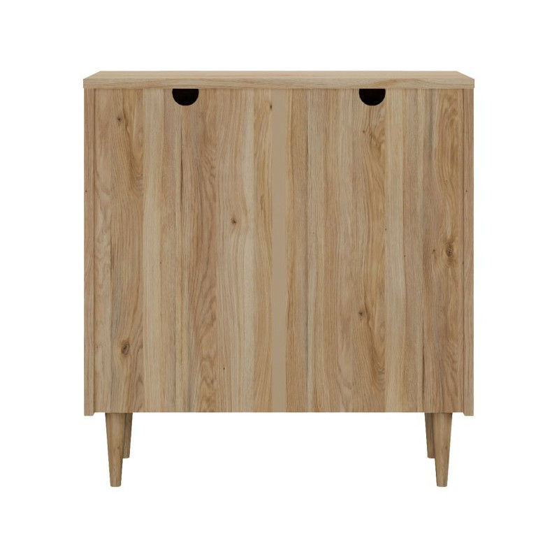 Mała komoda z szufladami 90 cm Monverre | dąb mauvella