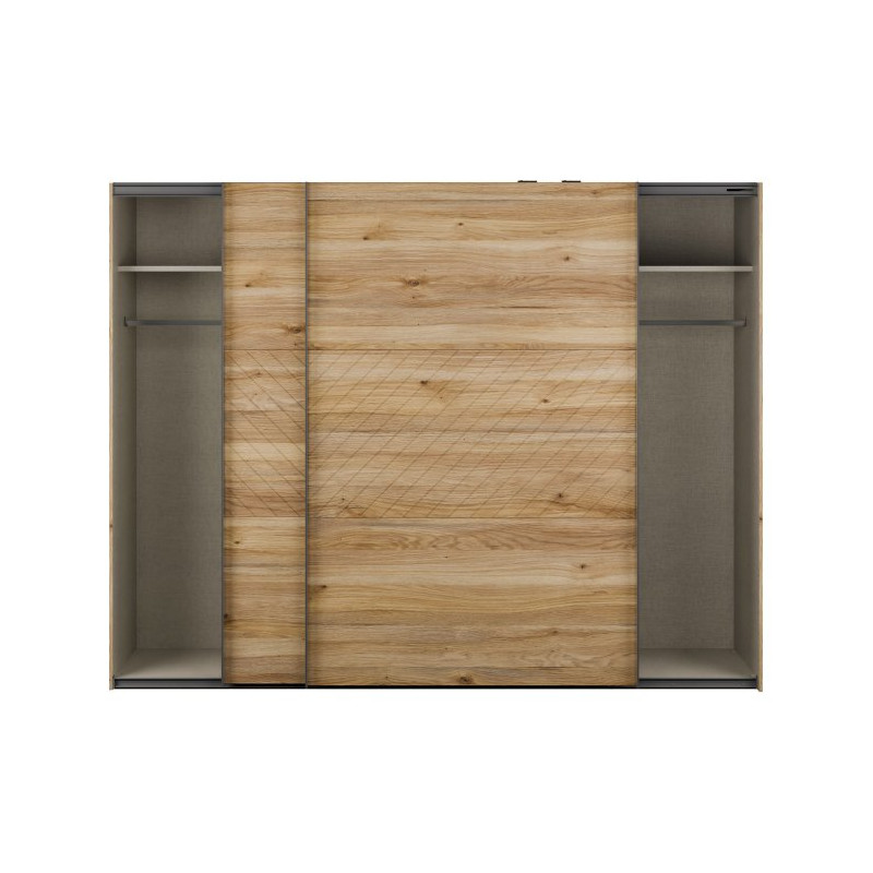 Szafa przesuwna 270 cm Monverre JPNS12311 dąb mauvella