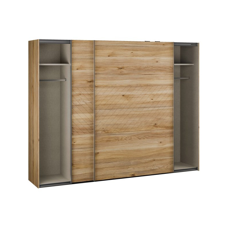 Szafa przesuwna 270 cm Monverre JPNS12311 dąb mauvella