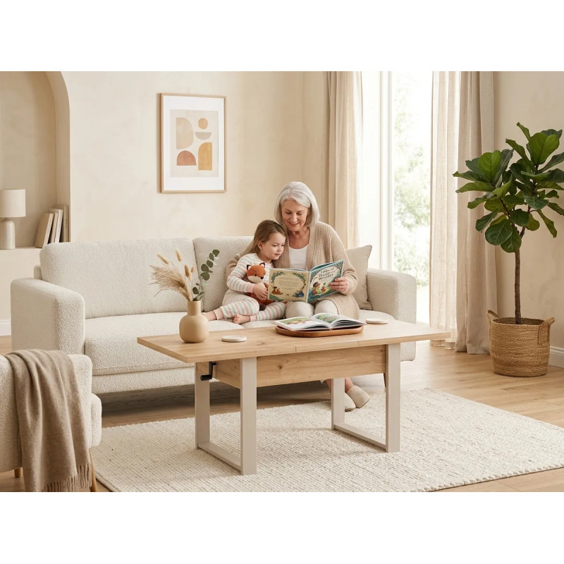 Ława Hugo Cashmere nogi kaszmir | Domowanie.pl