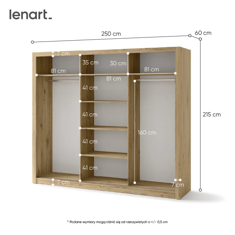 IDEA ID-01 szafa san remo jasny | Sklep Domowanie