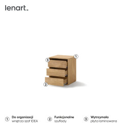 Kontenerek do szafy Idea ID-13 Dąb Shetland Lenart