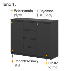 Komoda Idea ID-04 Lenart Kolekcja Idea