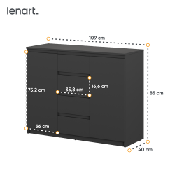 Komoda Idea ID-04 Lenart Kolekcja Idea