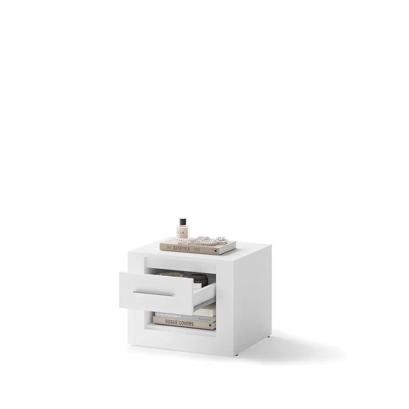 Stolik nocny biały IDEA ID-07 50 cm Lenart | Domowanie.pl