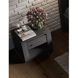 Stolik nocny szary IDEA ID-07 50 cm Lenart | Domowanie.pl