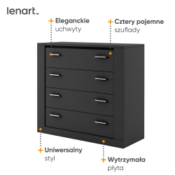 Komoda Idea ID-10 Lenart Kolekcja Idea