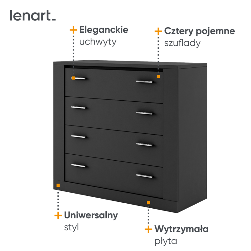 Komoda Idea ID-10 Lenart Kolekcja Idea