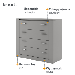 Komoda Idea ID-10 Lenart Kolekcja Idea