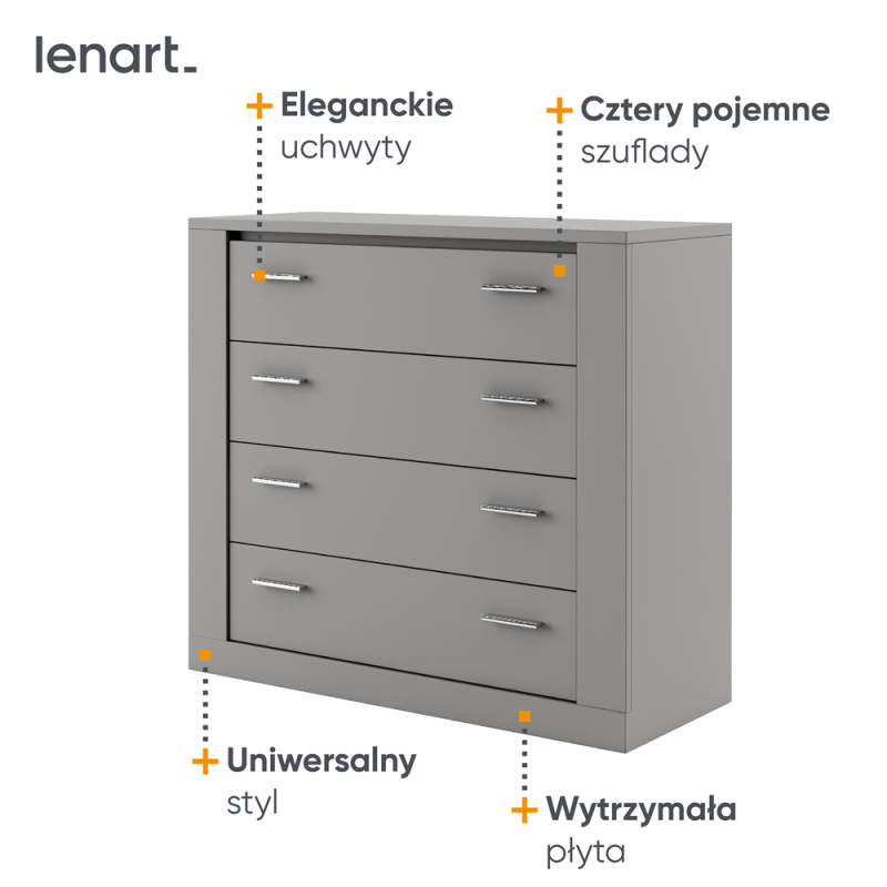 Komoda Idea ID-10 Lenart Kolekcja Idea