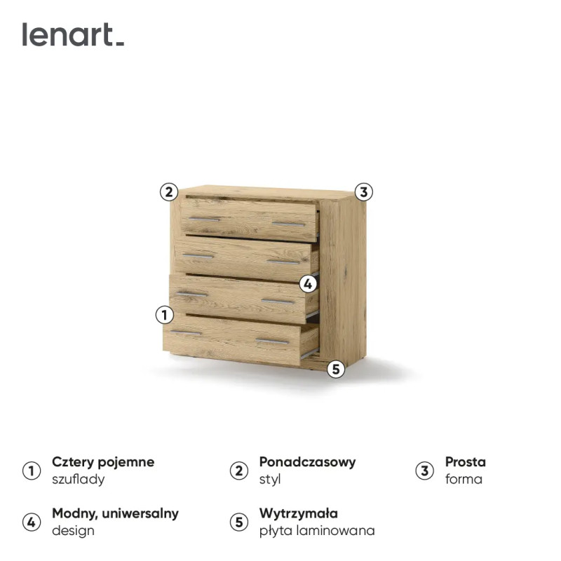 Komoda z szufladami Idea ID-10 San Remo Lenart