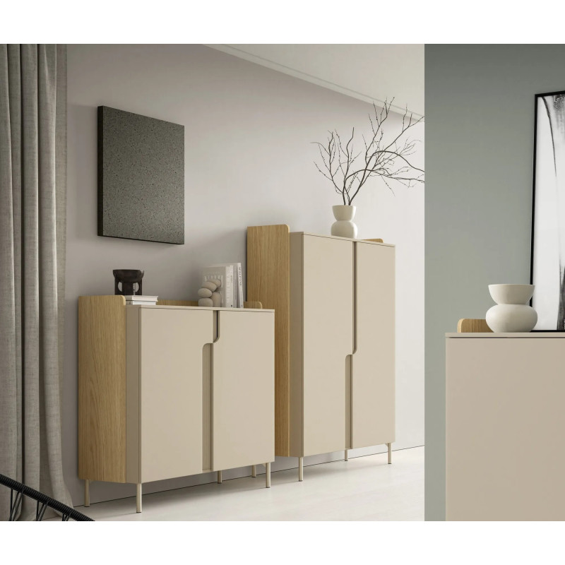 Komoda Positano PO3 Dąb Mavelie / Macadamia Meblar