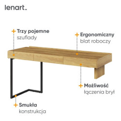 Biurko Teen Flex TF04 Lenart Meble