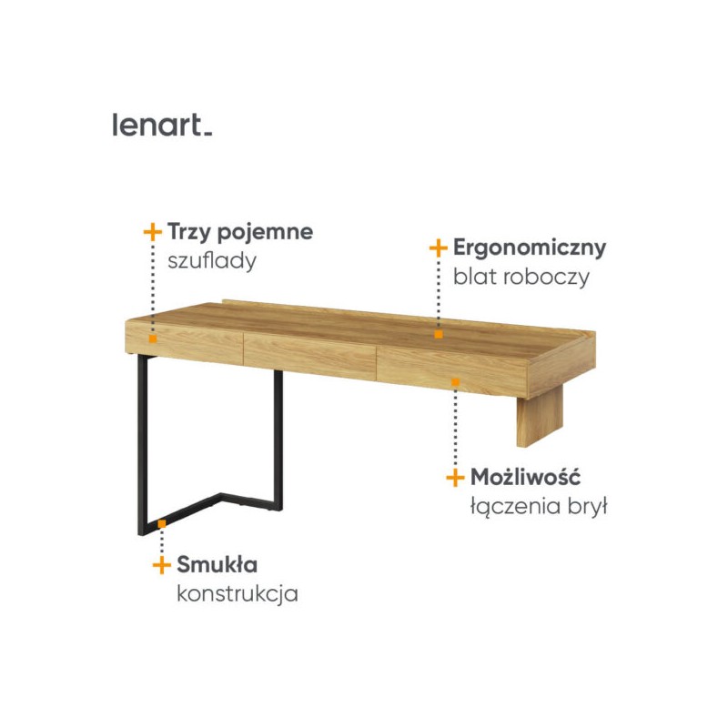 Biurko Teen Flex TF04 Lenart Meble