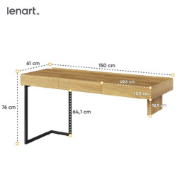Biurko Teen Flex TF04 Lenart Meble