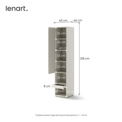 Dostawka BED CONCEPT BC-07 do półkotapczanu pionowego Lenart