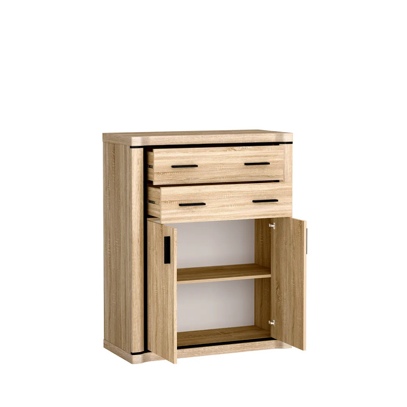 Wysoka omoda Dallas 97cm D6 dąb sonoma - domowanie.pl
