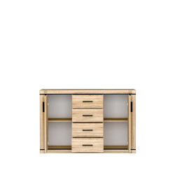 Komoda Dallas 137cm  D5 dąb sonoma - domowanie.pl