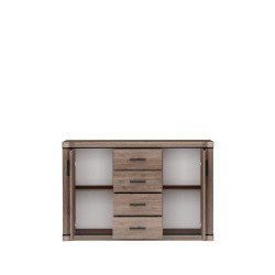 Komoda Dallas 137cm  D5 dąb truflowy - domowanie.pl
